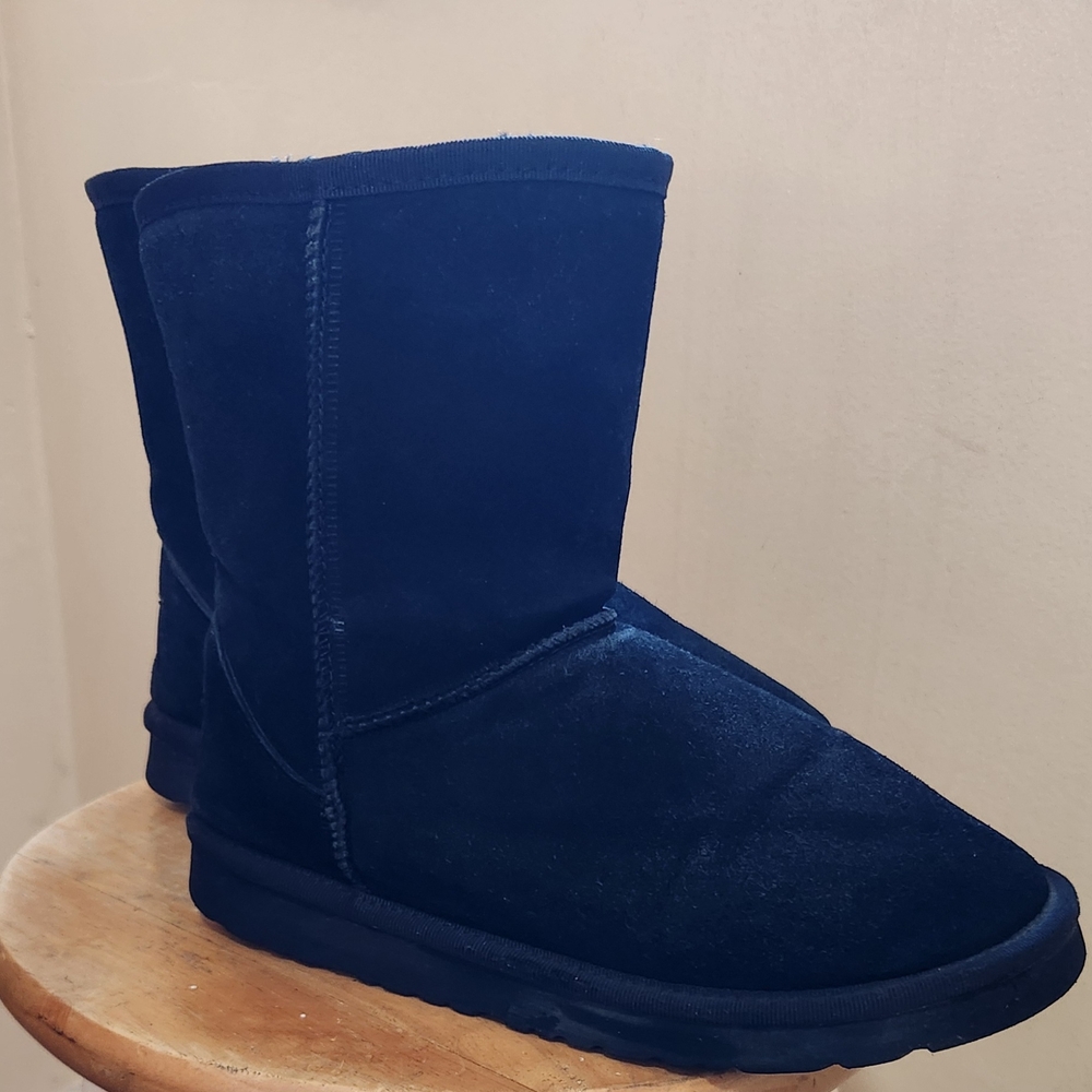 UGG Midnight Black Suede Boots